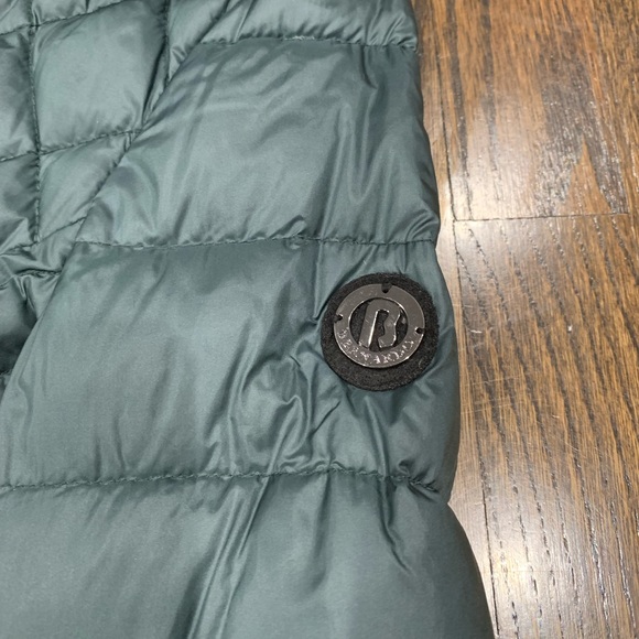 Like New Bernardo Women’s Long Down Jacket Dark Green Size XS Packable - Picture 5 of 12